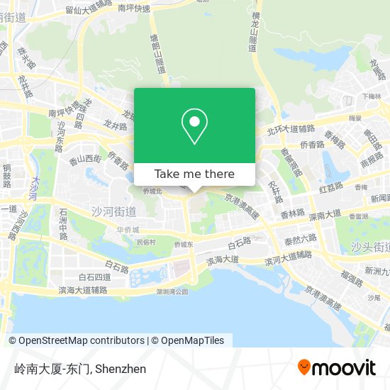 岭南大厦-东门 map