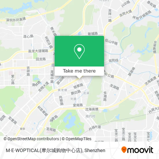 M·E·WOPTICAL(摩尔城购物中心店) map