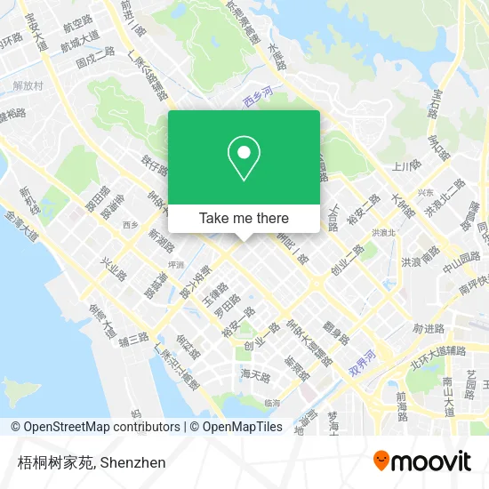 梧桐树家苑 map