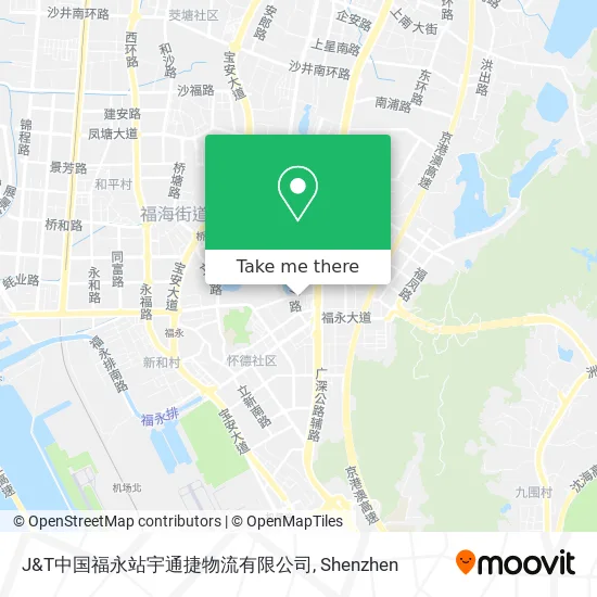 J&T中国福永站宇通捷物流有限公司 map