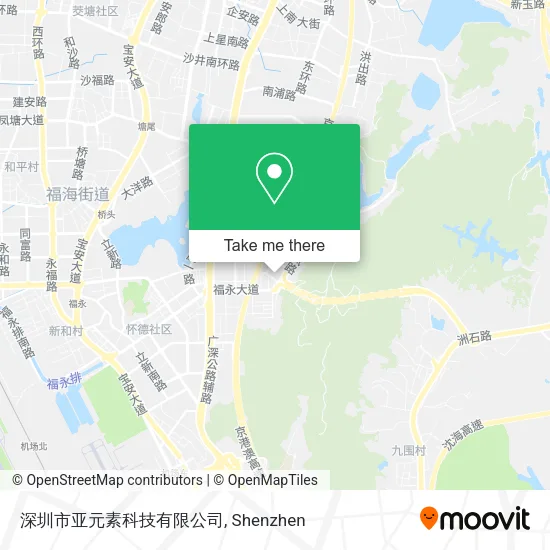 深圳市亚元素科技有限公司 map