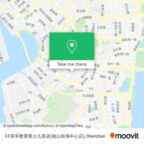 EF英孚教育青少儿英语(南山前海中心店) map