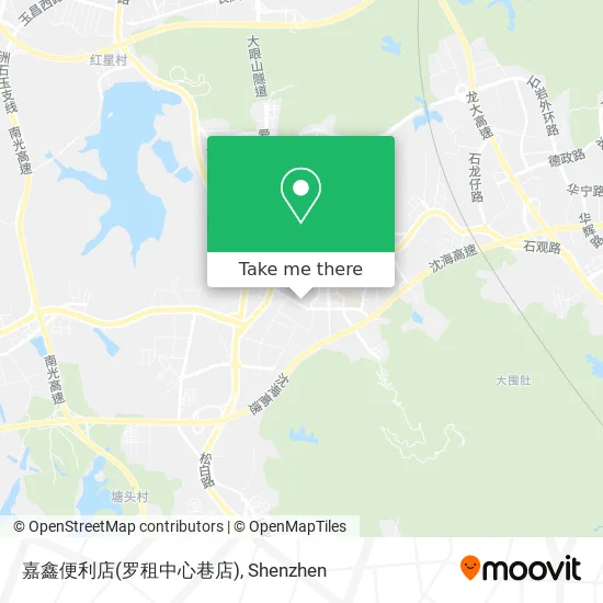 嘉鑫便利店(罗租中心巷店) map