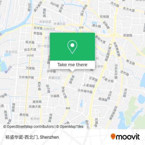 裕盛华庭-西北门 map