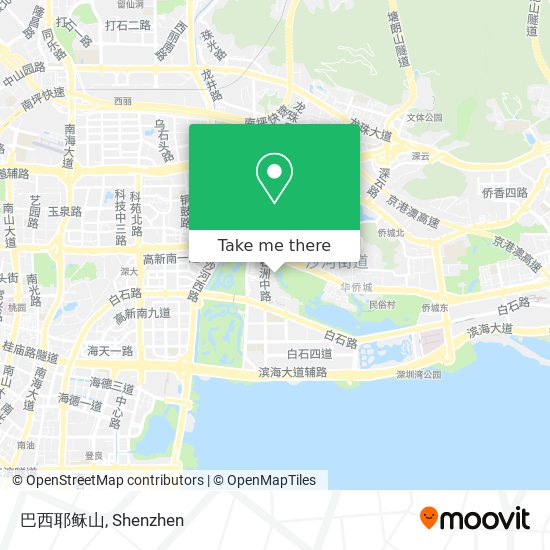 巴西耶稣山 map