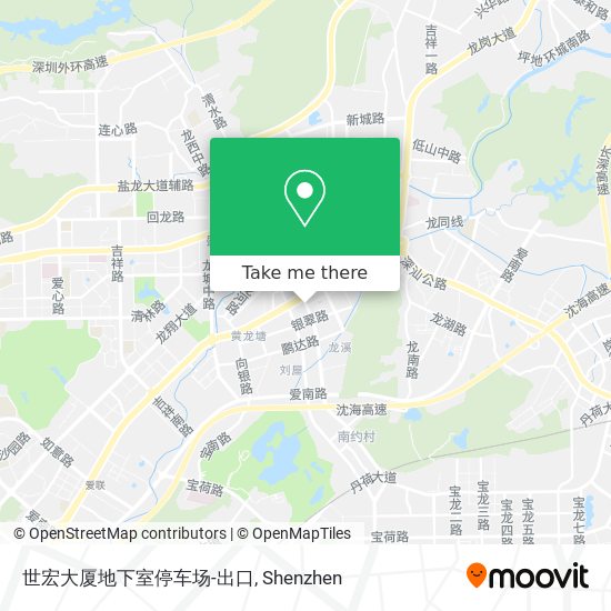 世宏大厦地下室停车场-出口 map