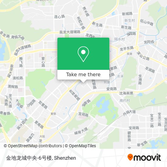 金地龙城中央-6号楼 map