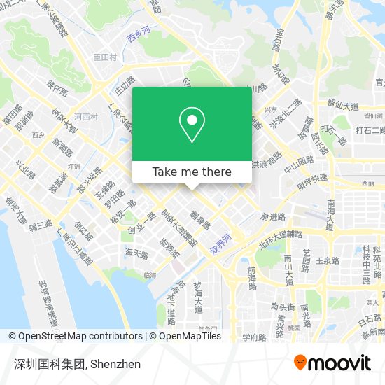 深圳国科集团 map