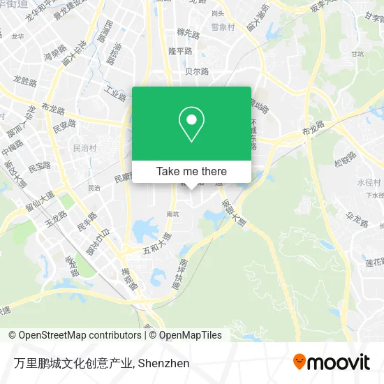 万里鹏城文化创意产业 map