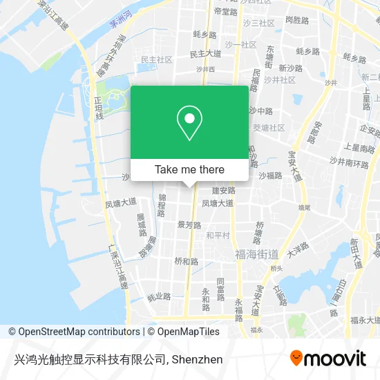 兴鸿光触控显示科技有限公司 map