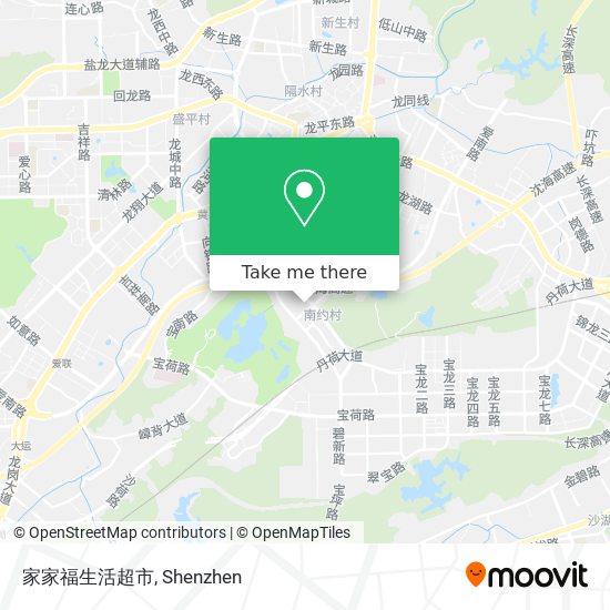 家家福生活超市 map