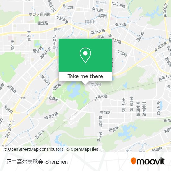 正中高尔夫球会 map