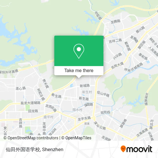 仙田外国语学校 map