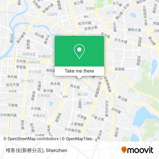 维客佳(新桥分店) map