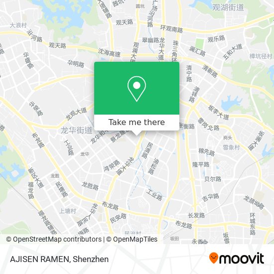 AJISEN RAMEN map