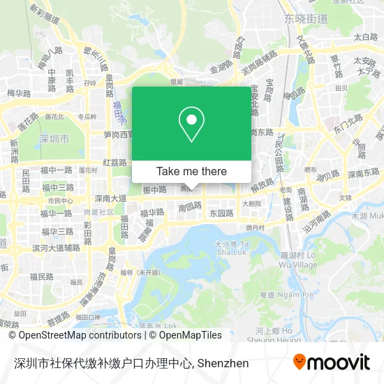 深圳市社保代缴补缴户口办理中心 map