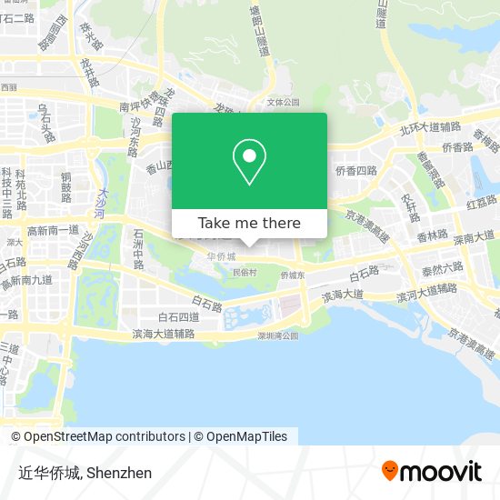 近华侨城 map
