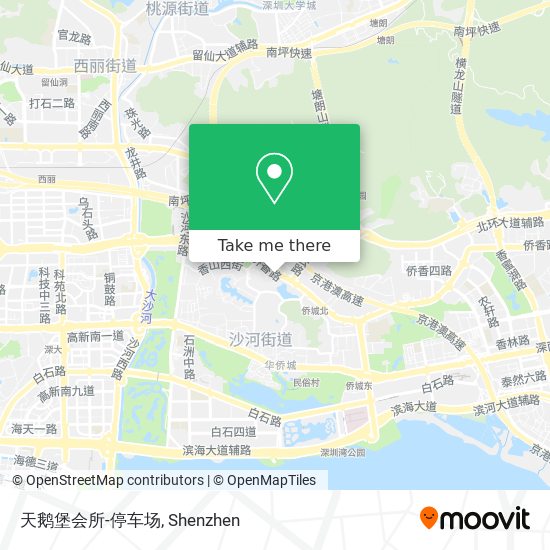 天鹅堡会所-停车场 map