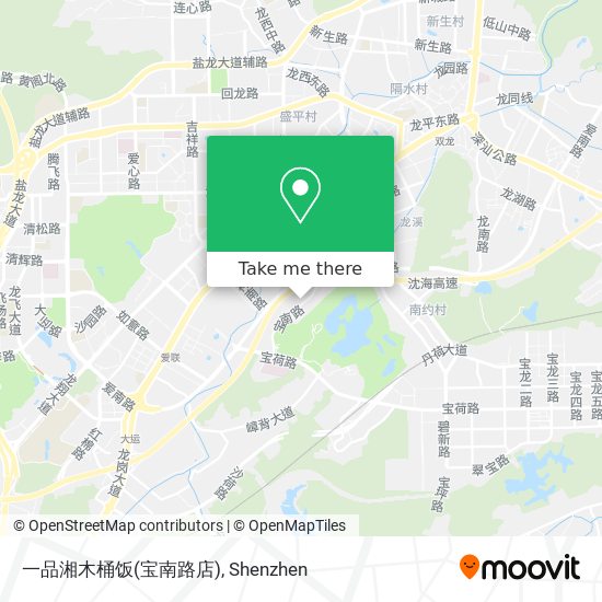 一品湘木桶饭(宝南路店) map