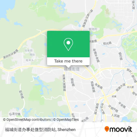 福城街道办事处微型消防站 map