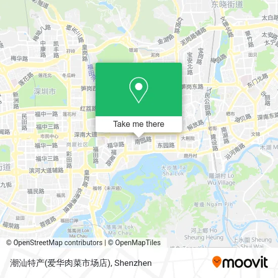 潮汕特产(爱华肉菜市场店) map