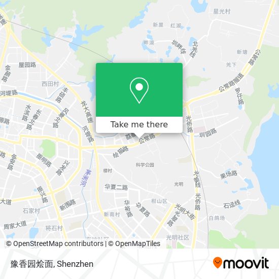 豫香园烩面 map