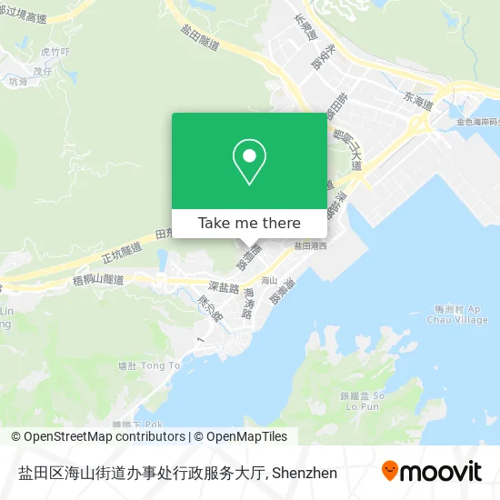 盐田区海山街道办事处行政服务大厅 map