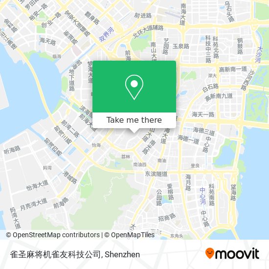雀圣麻将机雀友科技公司 map