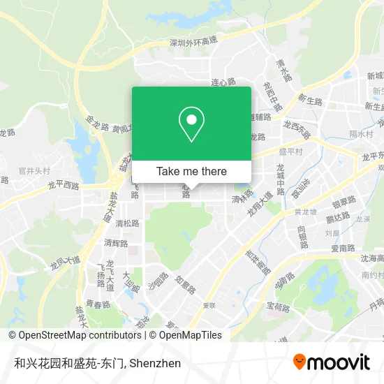 和兴花园和盛苑-东门 map