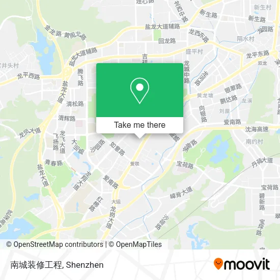 南城装修工程 map