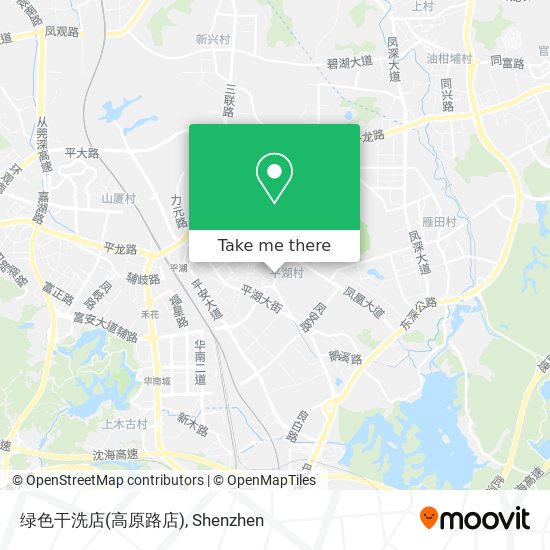 绿色干洗店(高原路店) map