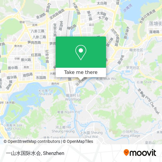 一山水国际水会 map