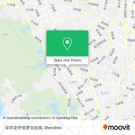 深圳龙华筑梦自如寓 map