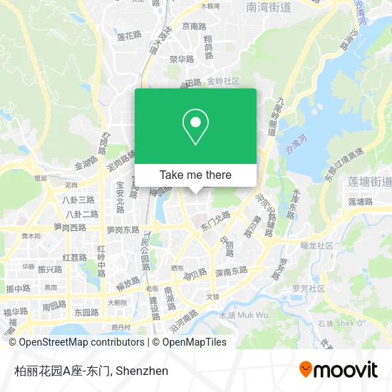 柏丽花园A座-东门 map