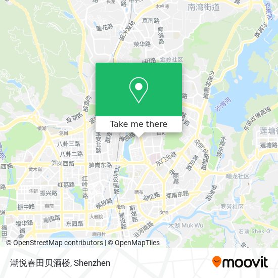 潮悦春田贝酒楼 map