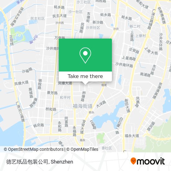 德艺纸品包装公司 map