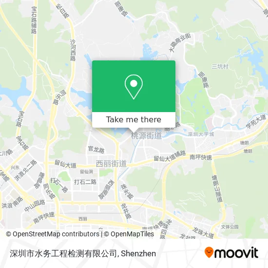 深圳市水务工程检测有限公司 map