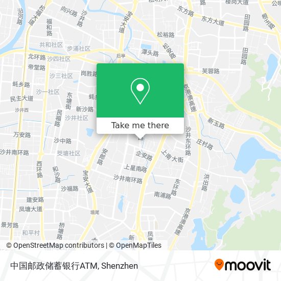 中国邮政储蓄银行ATM map