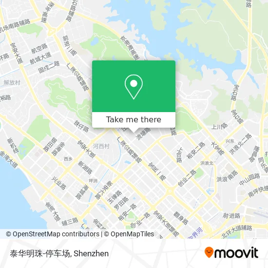 泰华明珠-停车场 map