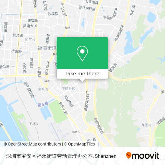深圳市宝安区福永街道劳动管理办公室 map