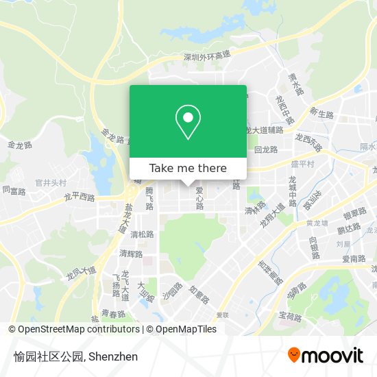 愉园社区公园 map
