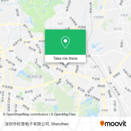 深圳市松普电子有限公司 map