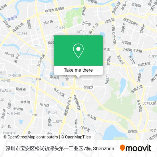 深圳市宝安区松岗镇潭头第一工业区7栋 map