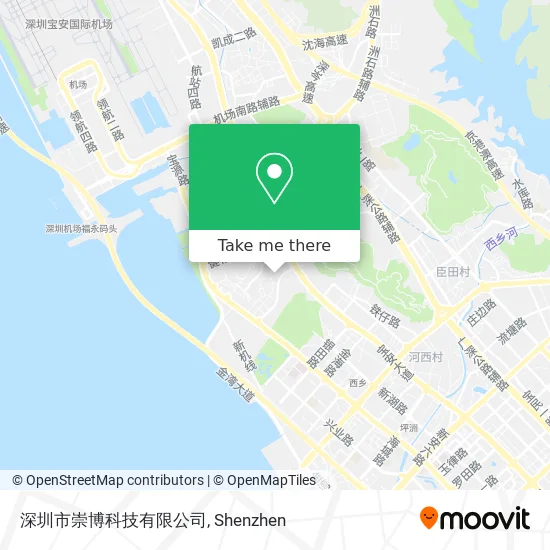 深圳市崇博科技有限公司 map