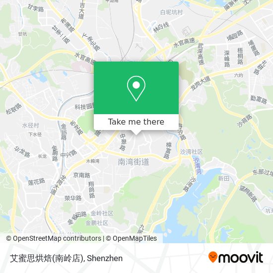 艾蜜思烘焙(南岭店) map