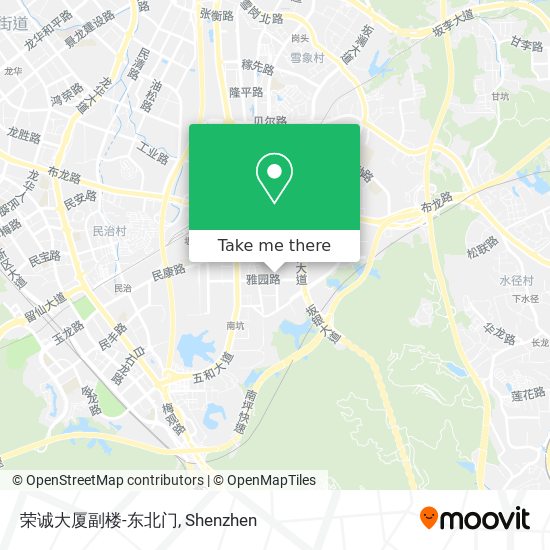 荣诚大厦副楼-东北门 map