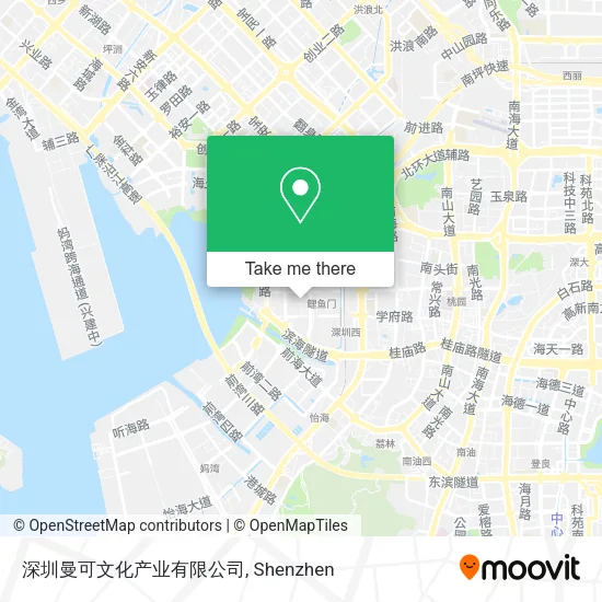深圳曼可文化产业有限公司 map