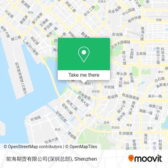前海期货有限公司(深圳总部) map
