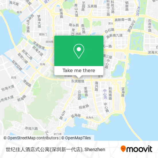 世纪佳人酒店式公寓(深圳新一代店) map