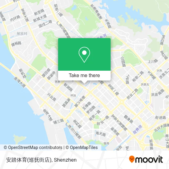 安踏体育(巡抚街店) map